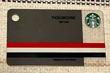 RARE Starbucks GQ Japan Thom Browne Mini Card 2014 Starbucks Gift Card Coffee picture