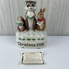 1980 Ski Country Christmas Music Box Decanter Working Tested picture