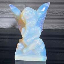 Opalite Cupid Angel Natural Crystal 3.85 inches picture