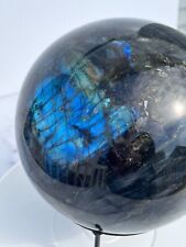 Giant 13 lb Labradorite Sphere Ethically Sourced from Madagascar picture