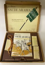 1969 YOU DISCOVER SAUDI ARABIA ARABIAN AMERICAN OIL CO. VINTAGE w/COINS STAMPS picture