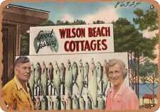 Metal Sign - Florida Postcard - Wilson Beach Cottages picture