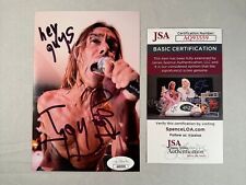 Iggy Pop Signed 4x6 Photo JSA 4 COA picture