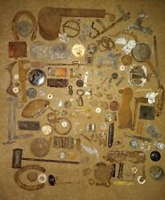 150+ Antique Misc Dump Dug Junk 1800s/1900s Handcuffs Glasses Toys Tools Jewelry picture