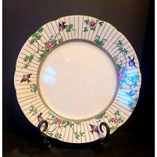Vintage Booths Silicon China England Springtime 10” Dinner Plates 1930s 3ct. picture