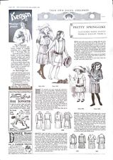 Vintage Magazine Ad Ephemera - The Delineator - Vintage Women's Fashion - 1913 picture