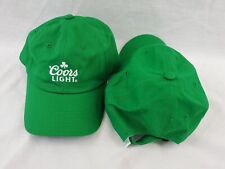 NEW Coors Light Beer Green St Patrick's Day Irish Snapback Adjustable Hat Cap picture