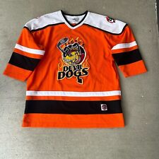 vintage 90s disneyland resort pluto devil dogs hockey jersey size XL picture