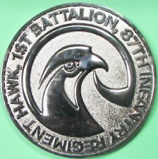 1st Battalion, 87th Infantry. Challenge Coin. Souvenir. 2.5