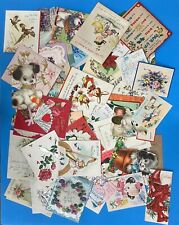 Vintage 1940's/50's Lot Of 65  Used Greeting Cards - All Occasions picture