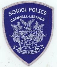 PENNSYLVANIA PA CORNWALL LEBANON SCHOOL DIST POLICE NICE SHOULDER PATCH SHERIFF picture