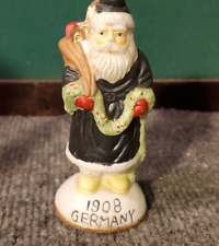 Vintage Old World Santa Collection Porcelain Figurines 1908 Germany 4.5'' picture