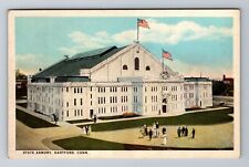 Hartford CT-Connecticut, State Armory, Antique Vintage Souvenir Postcard picture