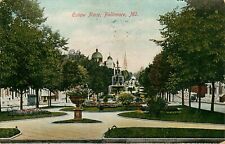 Postcard Baltimore Eutaw Place Park Masonic Temple Divided 1911 picture