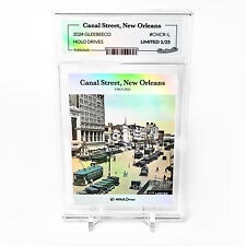 CANAL STREET, NEW ORLEANS Card 2024 GleeBeeCo Holo #CNCR-L - Limited Edition /25 picture