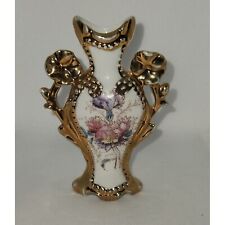 Vintage Miniature Ornate Floral Vase picture