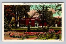 Chillicothe OH-Ohio, ONG Memorial Armory, W.W Memorial, Antique Vintage Postcard picture