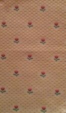 CHRISTOPHER HYLAND Roses Woven Silk Pink Gold Green Remnant New picture