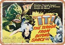 Metal Sign - It Terror From Beyond Space (1958) 1 - Vintage Look picture