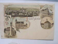 8766 Litho Ak Bischofswerda Post Hotel Church To 1900 picture