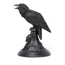 Alchemy Gothic Poe's Black Raven Taper Candle Stick Holder picture