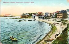 C.1910s Nahant MA Bass Point Beach & Cottages Unused Massachusetts Postcard 926 picture