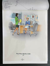 VERY BUSY BARBIE - A Little Golden Book - ORIGINAL ART Page #17 by Win Mortimer picture