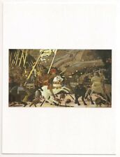 THE BATTLE OF SAN ROMANO Art Postcard PAOLO UCCELLO National Gallery LONDON UK picture