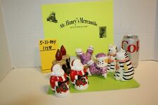 Lot of 4 Sets of Salt and Pepper Shakers- picture