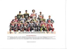 Poster Card 2011 FIM MotoGP Nicky Hayden Valentino Rossi Ducati Honda Repsol picture