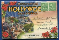 Hollywood California ca Bowl CBS Studios Greek Theatre postcard folder #2 picture