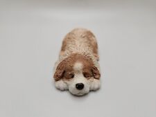 SANDRA BRUE Signed Vintage Sandicast Lil’ Snoozers Dog Figurine 