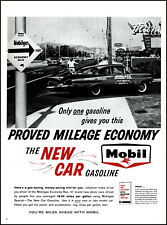 1959 Mobil Oil Gas Mobilgas Economy Stock Car Run vintage photo print ad L27 picture
