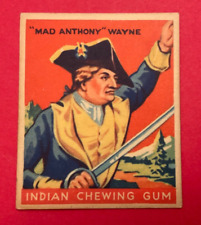 1933 Indian Gum #58 Mad Anthony Wayne  Series 96   R73 picture