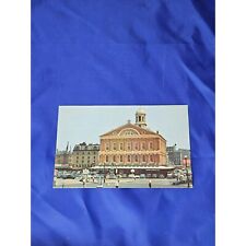 Faneuil Hall Postcard Boston Chrome Divided picture