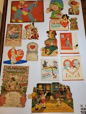 Vintage Valentine Lot 14 Die Cut, Germany, Movable, USA, Carrington picture