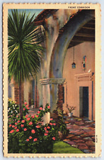 Postcard Mission San Juan Capistrano, Arch Entrance, California Unposted picture