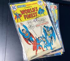 Vintage DC Comics Lot 10 Books Silver-Bronze Age Writing On Covers picture