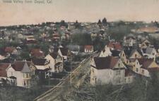 Hand Colored Antique Postcard Grass Valley from Depot California Germany picture