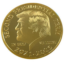 10PCS Set 2021-2025 Donald Trump President Gold Coin IN GOD WE TRUST Coins US picture