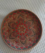 Bonis Pottery Terracotta Greece Hanging Wall Plate 7