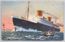 Postcard Norddeutscher Lloyd Bremen North German Steamship picture