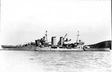 British Royal Navy Battleship HMS Exeter SHIPPING NAVAL OLD PHOTO picture