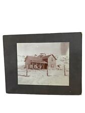 Antique 1900’s Homestead Oversized Photograph picture