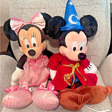 Disney Mickey & Minnie Mouse Authentic Disney Store Plush Set MSRP $98 picture