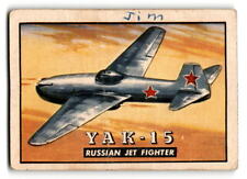 1952 Topps Wings #99 YAK-15 Russian Jet Fighter picture
