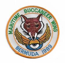 RAF 12 SQN MARITME BUCCANNER WING BERMUDA  1989 patch ROYAL AIR FORCE picture
