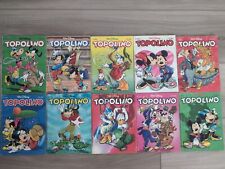 Lot Of 10 Walt Disney Topolino Italian Comic Books 1996 picture