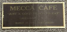 Vintage Mecca Cafe Restaurant Matchbook Cover, Market St. Greensboro, N.C. picture