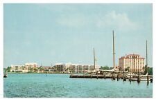 Vintage Palm Beach Florida Postcard c1962 Lake Worth Palm Beach Towers picture